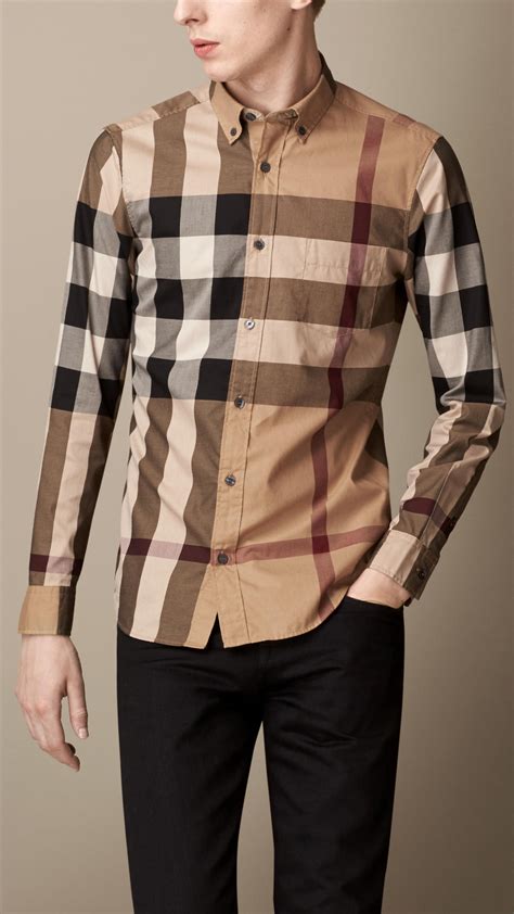 burberry tee brown|Burberry shirts for men price.